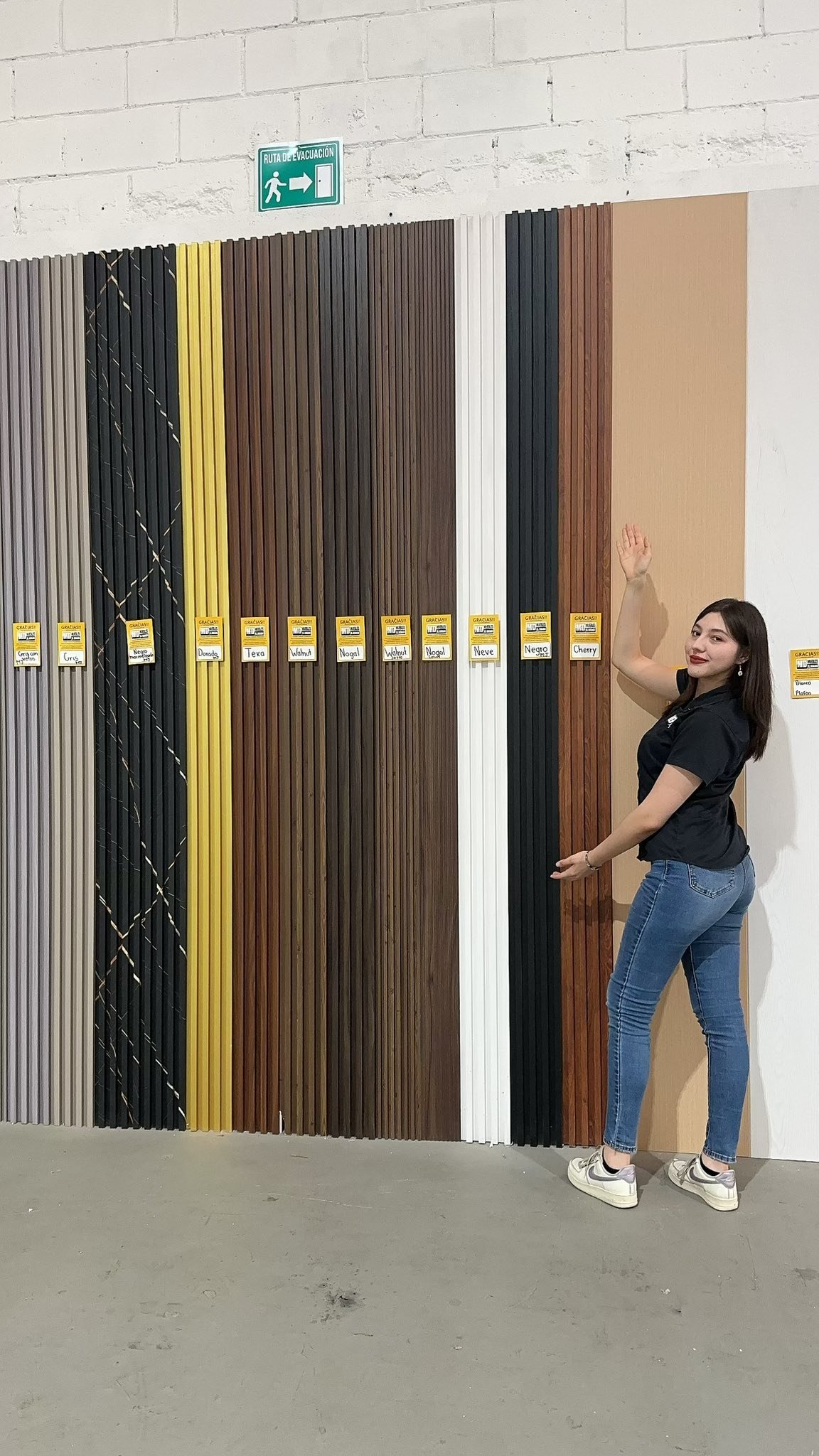 Showroom El Dorado Decor - Colores de Lambrín disponibles